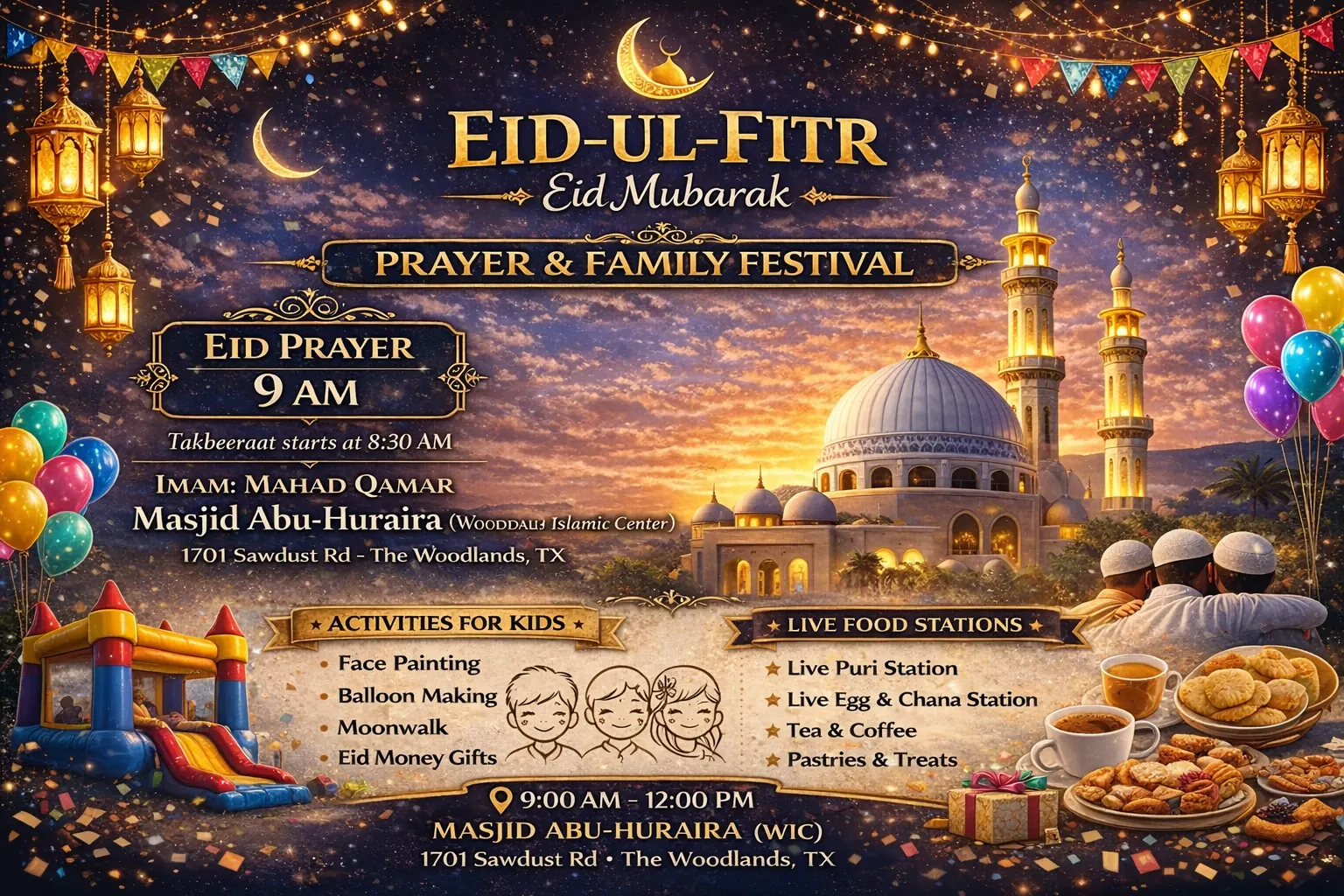 Eid Mela flyer